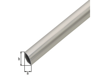 Viertelkreisprofil, PVC VA-Optik, LxBxHxS 2600x15x1,2mm Viertelkreisprofil, PVC VA-Optik, LxBxHxS 2600x15x1,2mm
