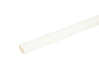 Viertelrundstab L0185 RAL9010 18 x 18 mm Fichte/Kiefer weiß lackiert 240 cm Viertelrundstab L0185 RAL9010 18 x 18 mm Fichte/Kiefer weiß lackiert 240 cm