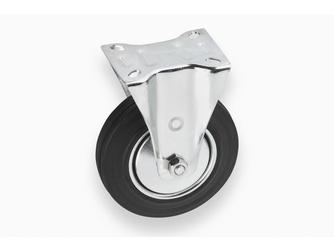 Vollgummi-Bockrolle 125mm verzinkt 800600 Tragkraft 100 kg (1 Stück) - 677 400 067 75 Vollgummi-Bockrolle 125mm verzinkt 800600 Tragkraft 100 kg (1 Stück) - 677 400 067 75