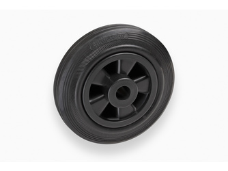 Vollgummi-Rad 160mm PVC-Felge schwarz 810020 (1 Stück) - 677 400 039 75 Vollgummi-Rad 160mm PVC-Felge schwarz 810020 (1 Stück) - 677 400 039 75