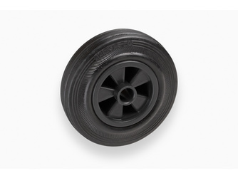Vollgummirad 125mm PVC-Felge schwarz 810070 (1 Stück) - 677 400 001 75 Vollgummirad 125mm PVC-Felge schwarz 810070 (1 Stück) - 677 400 001 75