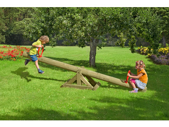 WENDI Kinderwippe, grün Kiefer 500x3000x450mm WENDI Kinderwippe, grün Kiefer 500x3000x450mm