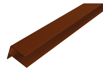 WEO Alu Cladding F-Profil Ipé 65 x 85 mm L-360 cm WEO Alu Cladding F-Profil Ipé 65 x 85 mm L-360 cm