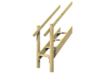 WINNETOO Treppe für Spielturm mit Geländer WINNETOO Treppe für Spielturm mit Geländer