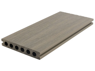 Terrassendiele WPC Hohlkammer Holzstruktur / glatt Light Grey - 23 x 138 mm Terrassendiele WPC Hohlkammer Holzstruktur / glatt Light Grey - 23 x 138 mm