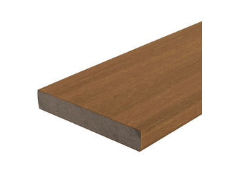 WPC 23 x 138 mm NTW Ultrashield Teak SE Randdiele massiv Länge: 3000 mm WPC 23 x 138 mm NTW Ultrashield Teak SE Randdiele massiv Länge: 3000 mm