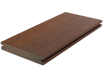 Terrassendiele WPC massiv Holzstruktur / glatt Ipé - 23 x 138 mm Terrassendiele WPC massiv Holzstruktur / glatt Ipé - 23 x 138 mm