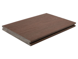 Terrassendiele WPC massiv Holzstruktur / glatt Ipé - 23 x 210 mm Terrassendiele WPC massiv Holzstruktur / glatt Ipé - 23 x 210 mm