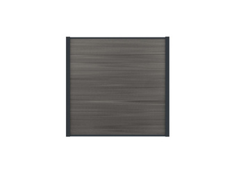 Sichtschutzzaun WPC Füllung Dark Grey "Boston" Sichtschutzzaun WPC Füllung Dark Grey "Boston"