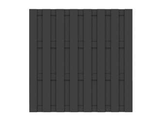 Sichtschutzzaun WPC anthrazit "Lamelle Basic" Sichtschutzzaun WPC anthrazit "Lamelle Basic"