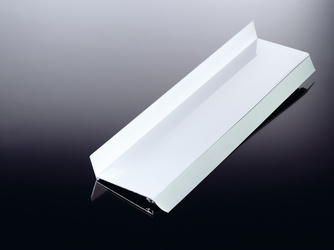 Wandanschlußprofil 120mm Alu 6100mm weiß RAL 9016 inkl. Dichtung weiß Wandanschlußprofil 120mm Alu 6100mm weiß RAL 9016 inkl. Dichtung weiß