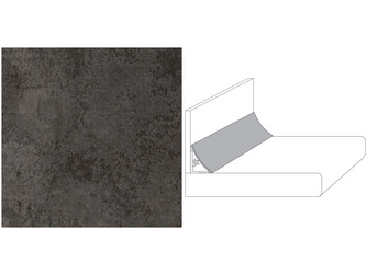 Wandanschlussprofil WAP-Plus ME873 CE metall versicolour - Länge 590 mm Wandanschlussprofil WAP-Plus ME873 CE metall versicolour - Länge 590 mm