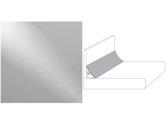 Wandanschlussprofil WAP-Plus metallic - Länge 590 mm Wandanschlussprofil WAP-Plus metallic - Länge 590 mm