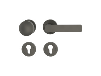Wechselgarnitur MINIMAL MODERN GK4 Rosetten rund Knopf R2 Kaschmirgrau Wechselgarnitur MINIMAL MODERN GK4 Rosetten rund Knopf R2 Kaschmirgrau