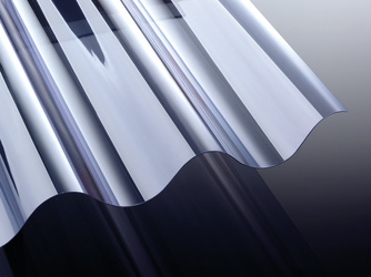 Welle5 glasklar PVC-Lichtplatten Welle5 glasklar PVC-Lichtplatten