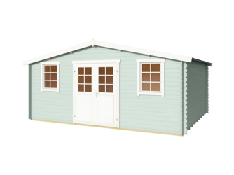 Wels 5 Blockbohlenhaus 28mm Wels 5 Blockbohlenhaus 28mm