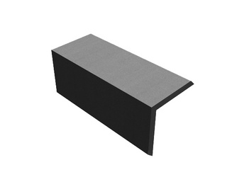 Winkelleiste BPC glatt Anthrazit - 40 x 40 mm Winkelleiste BPC glatt Anthrazit - 40 x 40 mm