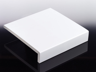 Winkelprofil PVC-Hartschaum 150x35x9mm 6000mm verkehrsweiß Winkelprofil PVC-Hartschaum 150x35x9mm 6000mm verkehrsweiß