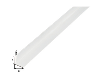 Winkelprofil, gleichsch., Alu silber elox., LxBxHxS 2000 x 30 x 30 x 2mm Winkelprofil, gleichsch., Alu silber elox., LxBxHxS 2000 x 30 x 30 x 2mm
