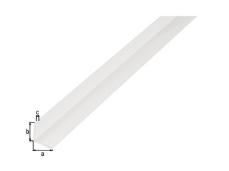Winkelprofil, gleichsch., PVC weiß, LxBxHxS 1000 x 20 x 20 x 1,5mm Winkelprofil, gleichsch., PVC weiß, LxBxHxS 1000 x 20 x 20 x 1,5mm