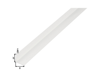 Winkelprofil, gleichsch., PVC weiß, LxBxHxS 2000 x 20 x 20 x 1,5mm Winkelprofil, gleichsch., PVC weiß, LxBxHxS 2000 x 20 x 20 x 1,5mm