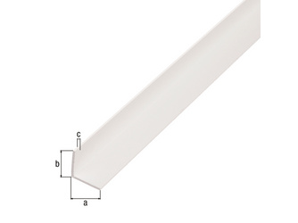 Winkelprofil, gleichsch., PVC weiß, LxBxHxS 2600 x 15 x 15 x 1,2mm Winkelprofil, gleichsch., PVC weiß, LxBxHxS 2600 x 15 x 15 x 1,2mm