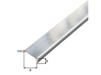 Winkelprofil, selbstklebend, ungleichsch., Alu, chromdesign, LxBxHxS 1000x15x10x1mm Winkelprofil, selbstklebend, ungleichsch., Alu, chromdesign, LxBxHxS 1000x15x10x1mm