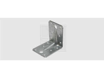 Winkelverbinder 3 mm mit Steg Stahl feuerverzinkt Winkelverbinder 3 mm mit Steg Stahl feuerverzinkt