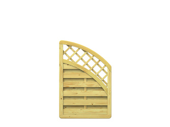 Sichtschutzzaun Holz natur " XL" Anschluss mit Gitter Sichtschutzzaun Holz natur " XL" Anschluss mit Gitter