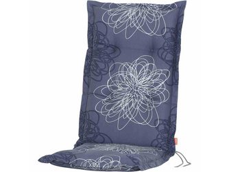 XORA Sesselauflage 120cm Dessin Blume blau, 100% Baumw. XORA Sesselauflage 120cm Dessin Blume blau, 100% Baumw.