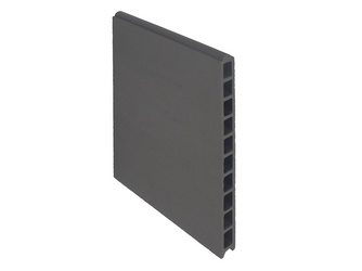 Zaunlamelle Ameland WPC Schiefergrau 20x245x1793mm Zaunlamelle Ameland WPC Schiefergrau 20x245x1793mm