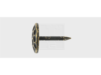 Ziernägel Hammerschlagoptik 10x15mm Stahl (30 Stück) - 977 94 105 80 Ziernägel Hammerschlagoptik 10x15mm Stahl (30 Stück) - 977 94 105 80