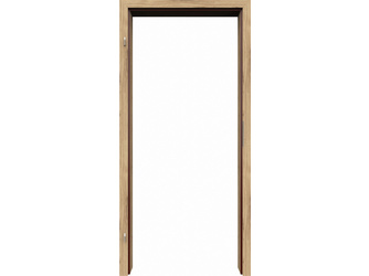 Wohnungseingangszarge CPL Fachwerk Eiche natur WE-Standard-Schließblech "N" neusilber Standard-Dichtung dunkelbraun Wohnungseingangszarge CPL Fachwerk Eiche natur WE-Standard-Schließblech "N" neusilber Standard-Dichtung dunkelbraun