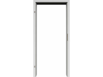 Zarge CPL Effekt grau Standard-Schließblech "N" neusilber Standard-Dichtung grau Zarge CPL Effekt grau Standard-Schließblech "N" neusilber Standard-Dichtung grau