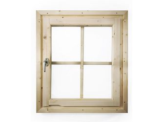 Dreh-/Kippfenster 28 mm naturbelassen
