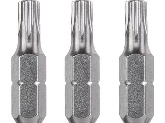 3 INDUSTRIAL STEEL Bits, 25mm, T 40 3 INDUSTRIAL STEEL Bits, 25mm, T 40