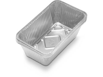 5er Set Aluminium Fettauffangschalen für Planchagrills