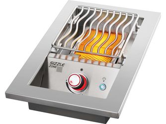 700-Serie 10'', Einbau-SIZZLE ZONE™, Edelstahl, klein