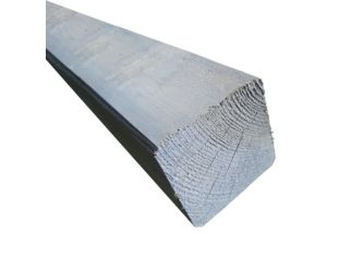 90x90mm Kreuzholzpfosten Grau 1,00m VE=055