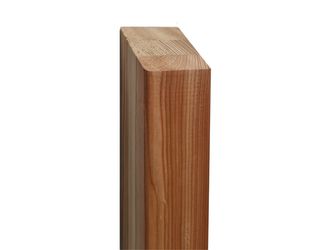 90x90mm Pfosten Lärche, 190cm verleimt, abgeschrägt