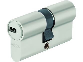 ABUS Profilzylinder m Wendeschlüssel Farbe NP Nickel Pearl, Baulänge 28/34mm m. beidseitiger Not- u. Gefahrenfunktion