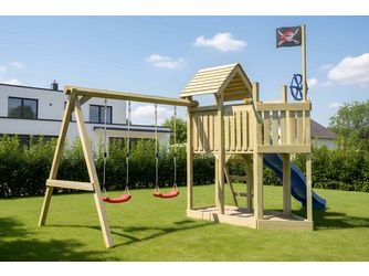 ACTIVE Spielturm Maroo Play Kiefer 483x251x302cm