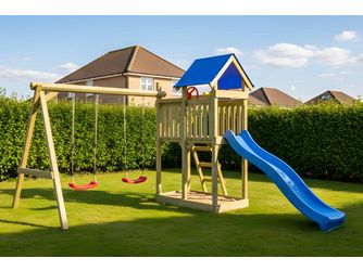 ACTIVE Spielturm Movoo Play Kiefer 354x334x258cm