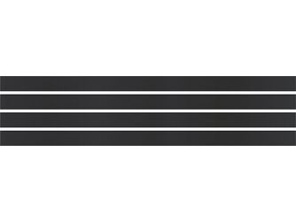 ALU-FENCE Rhombus B Anthrazit 180x44cm Erweiterungsset (4 Profile)