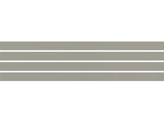 ALU-FENCE Rhombus B Grau 180x44cm Erweiterungsset (4 Profile)