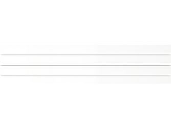 ALU-FENCE Rhombus B Weiß 180x44cm Erweiterungsset (4 Profile)