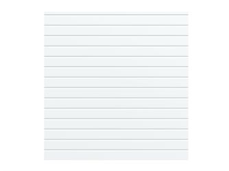 Sichtschutzzaun Aluminium Weiß "ALU-FENCE"