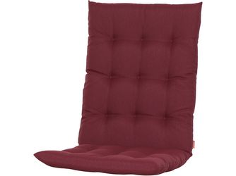 ATRIA Sesselauflage 110cm Einfarbig rotes Design, 100% recycelter Polyester