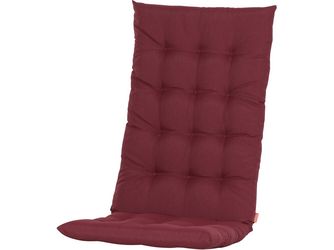 ATRIA Sesselauflage 123cm Einfarbig rotes Design, 100% recycelter Polyester
