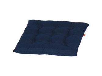 ATRIA Sitzkissen/Hockerauflage 48x48cm Einfarbiges Design in Blau, 100% recycelter Polyester